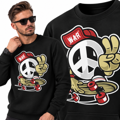 BLUZA ANIMOWANA  PEACE